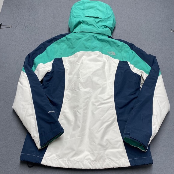 The North Face Jacket Womens Medium White HyVent 3-in-1 Hooded Ski Snowboard - Picture 12 of 15